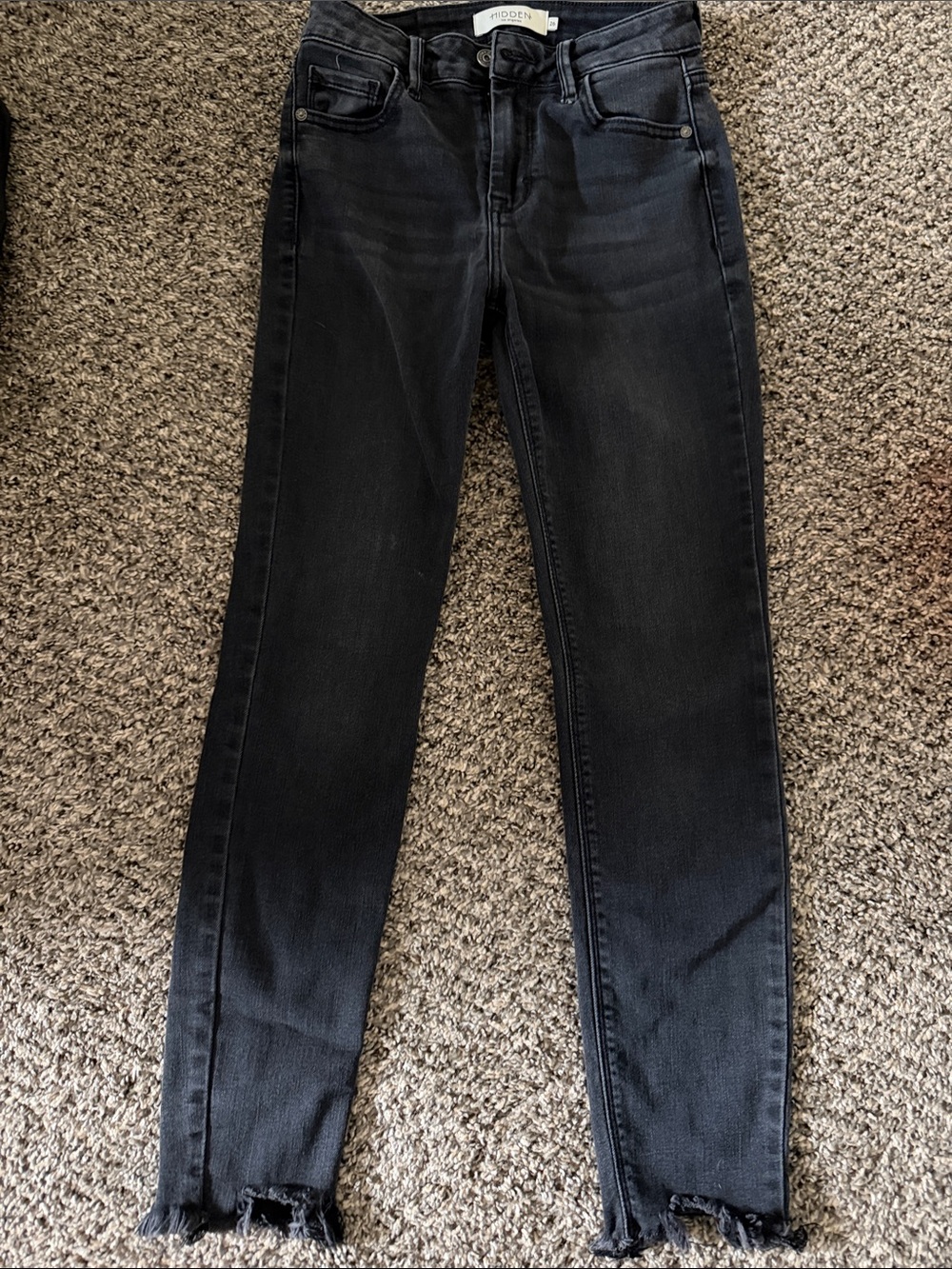 Hidden Jeans Women's Black High-Rise Skinny Jeans